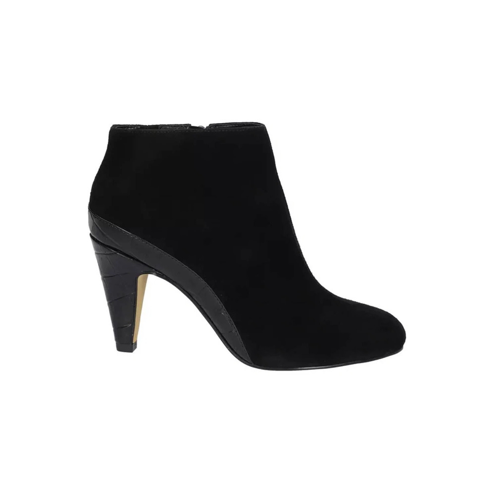 Bandolino Womens Armory Block Ankle Boot Black - Medium - Picture 2 of 3